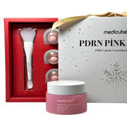 Крем для лица капсульный в наборе PDRN Pink Collagen Capsule Cream Set Medicube
