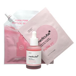Сыворотка для сияния кожи лица с рефилом 30мл+50мл PDRN Pink Peptide Serum Set Medicube