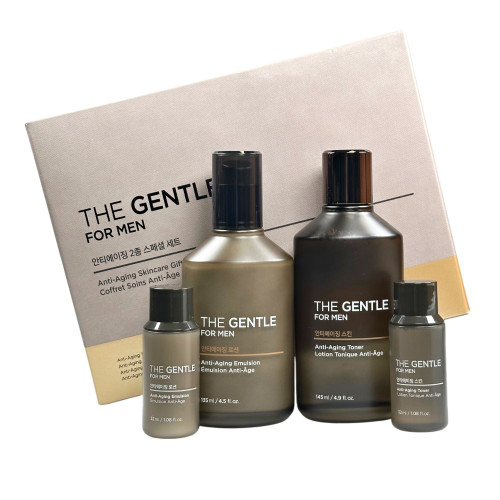 Набор для ухода за лицом мужской The Gentle For Men Anti-Aging Skincare Gift Set The Face Shop