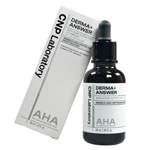 Сыворотка для лица с AHA-кислотой Anti-Pore Active Peel 5:1 Ampule Derma+Answer CNP