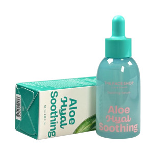 Сыворотка для лица успокаивающая Aloe Hyal Soothing Serum The Face Shop