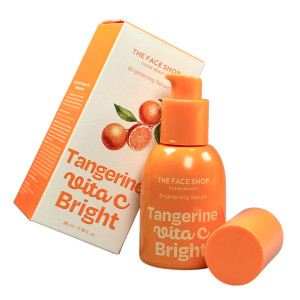 Сыворотка для яркости кожи лица Tangerine Vita C Brightening Serum The Face Shop