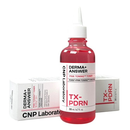 Тонер для яркого тона лица Pink Toning Toner TX-PDRN CNP