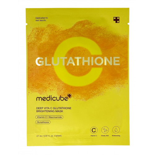 Маска для сияния кожи лица Deep Vita C Glutathione Brightening Mask Medicube Маска для сияния кожи лица Deep Vita C Glutathione Brightening Mask Medicube