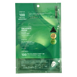 Гидрогелевая маска для лица с микроиглами успокаивающая Pro Cica Reedle Shot 100 Hydrogel Mask VT Cosmetics