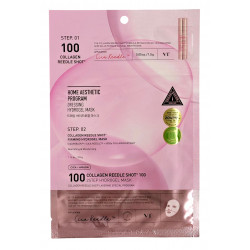 Гидрогелевая маска для лица с микроиглами с коллагеном Collagen Reedle Shot 100 Hydrogel Mask VT Cosmetics