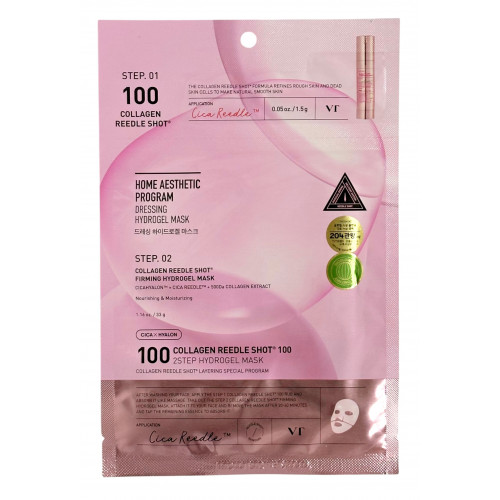 Гидрогелевая маска для лица с микроиглами с коллагеном Collagen Reedle Shot 100 Hydrogel Mask VT Cosmetics