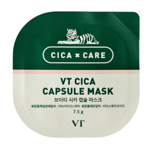 Капсульная маска для лица успокаивающая Cica Capsule Mask VT Cosmetics Капсульная маска для лица успокаивающая Cica Capsule Mask VT Cosmetics