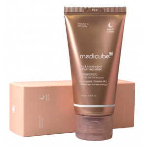 Маска для лица ночная Collagen Night Wrapping Mask Medicube