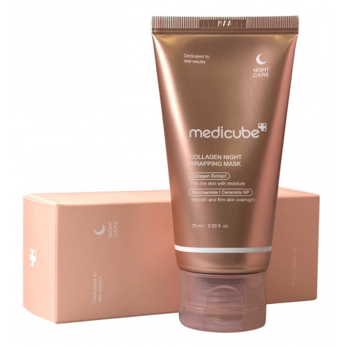 Маска для лица ночная Collagen Night Wrapping Mask Medicube