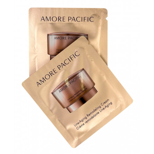 Крем для лица с лифтинг-действием мини-соше Line-aging Remodeling Cream Amore Pacific