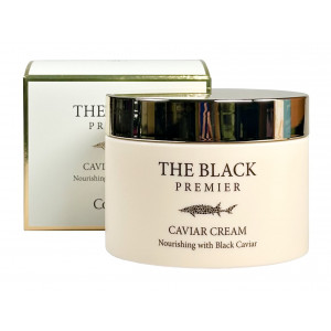 Крем для лица питательный The Black Premier Caviar Cream Coreana
