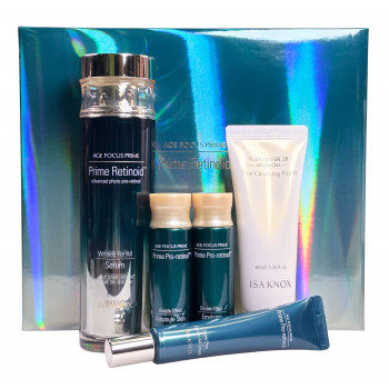 Сыворотка для лица с фиторетинолом Age Focus Prime Retinoid Wrinkle For All Serum Special Set Isa Knox
