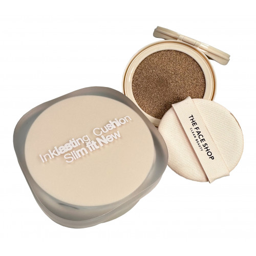 Кушон тональный крем Lasting Cushion Slim Fit New SPF 35PA++ The Face Shop
