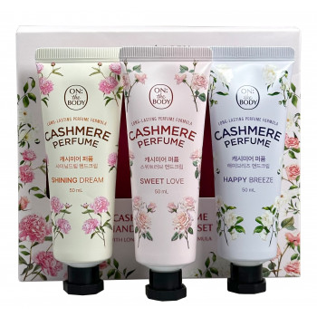 Набор парфюмированных кремов для рук Cashmere Perfume Hand Cream Trio Set On:The Body