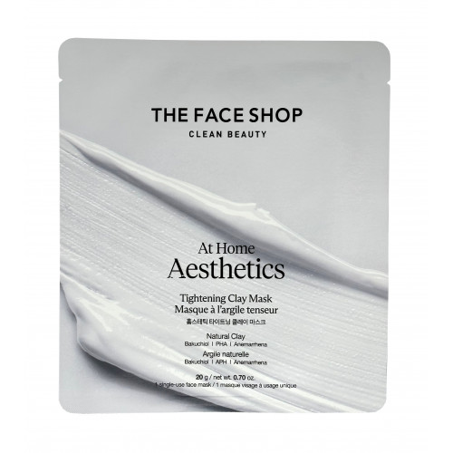 Маска-салфетка для лица глиняная Aesthetics Tightening Clay Mask The Face Shop