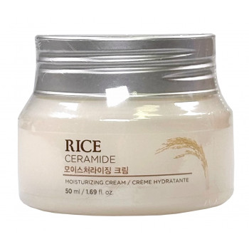 Крем для лица увлажняющий на основе риса Rice&Ceramide Moisture Cream The Face Shop