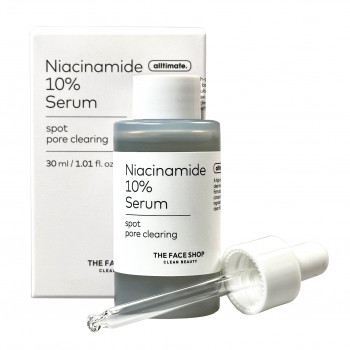 Сыворотка для лица Niacinamide 10% Serum Spot Pore Clearing The Face Shop