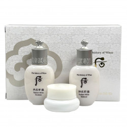 Набор отбеливающих средств для лица мини-версия Radiant White Special Kit The History Of Whoo