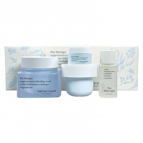 Крем для лица The Therapy Vegan Moisture Blending Cream Special Set The Face Shop