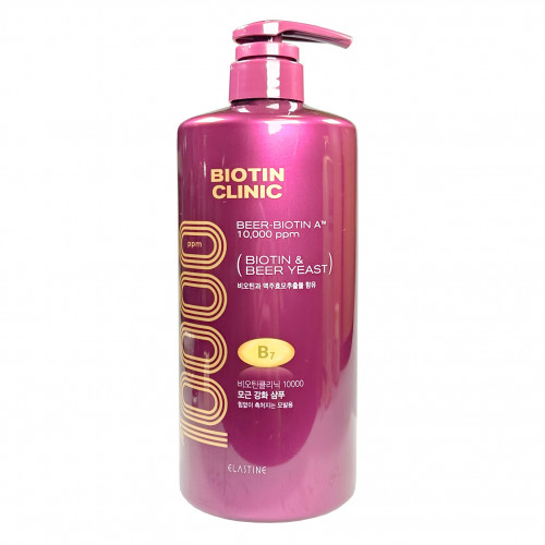 Шампунь для волос укрепляющий PPM Biotin Clinic Biotin&Beer Yeast Shampoo Elastine