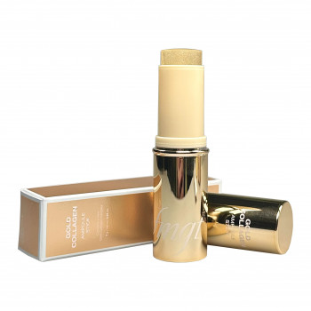 Крем-база для лица сияющая Gold Collagen Ampoule Stick The Face Shop