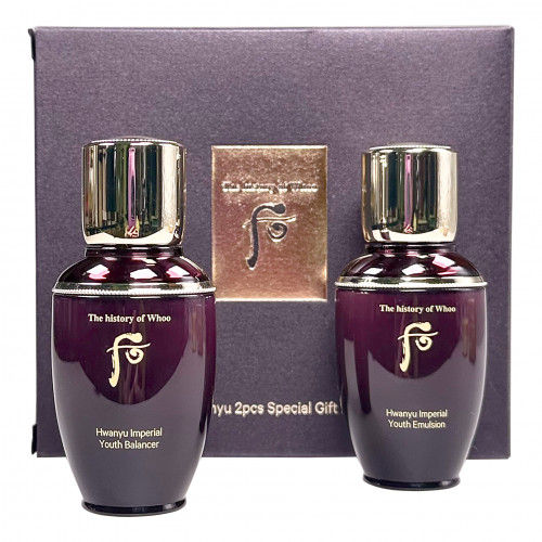 Набор антивозрастных средств для лица мини-версия Hwanyu Imperial Youth Special Gift Set The History of Whoo