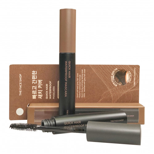 Тушь для седых волос Quick Hair Waterproof Mascara The Face Shop