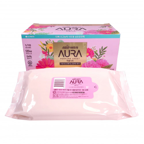 Салфетки-кондиционер для белья парфюмированные Shafran Aura Perfume Sheet