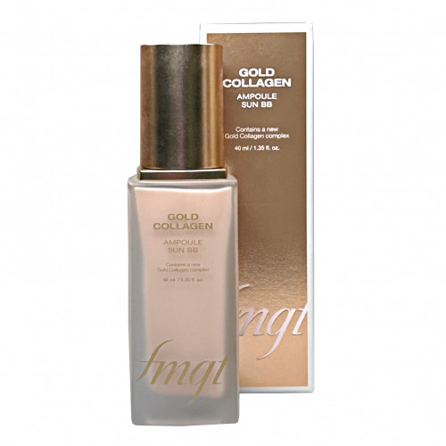 Тональный BB-крем с коллагеном Gold Collagen Ampoule Sun BB The Face Shop