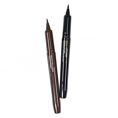 Подводка-маркер для глаз Marker Eye Liner Gold Collagen The Face Shop
