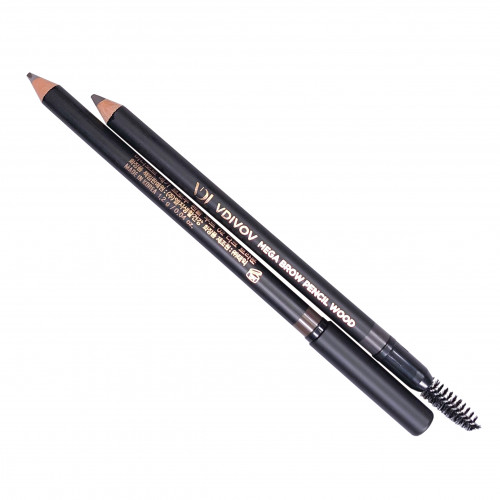 Карандаш для бровей Mega Brow Pencil Wood VDIVOV