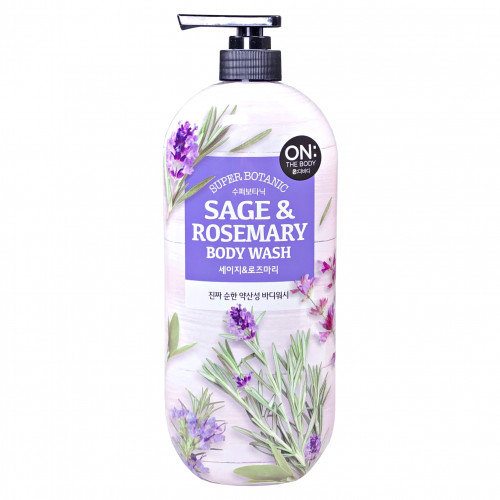 Гель для душа Super Botanic Sage&Rosemary Body Wash On:The Body