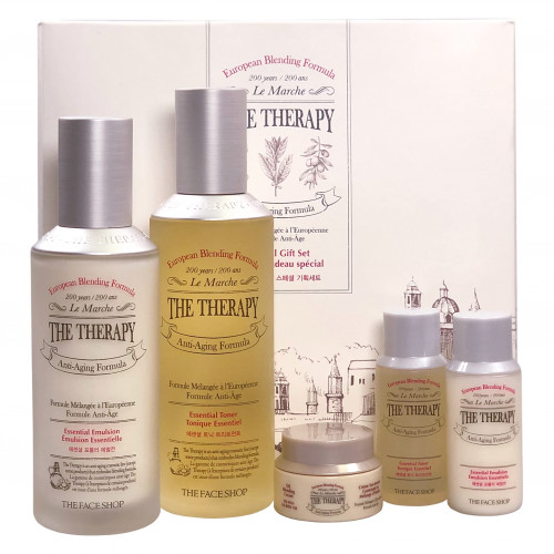 Набор по уходу за лицом тонер и эмульсия The Therapy Special Gift Set The Face Shop