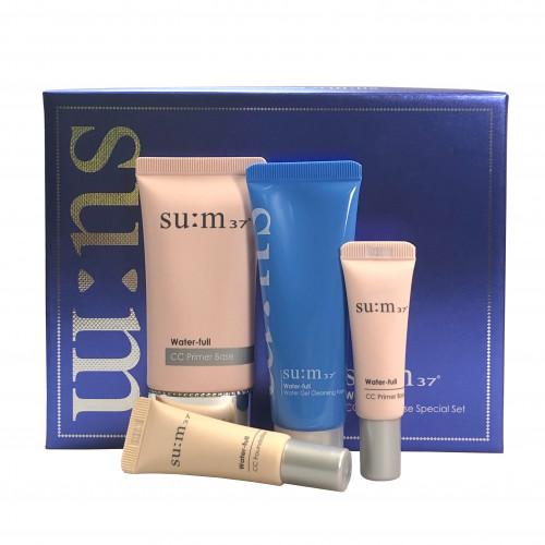 Праймер под макияж Water-Full CC Primer Base Special Set SU:M37