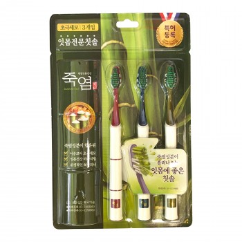 Зубные щетки (3шт) Toothbrush Bamboo Salt Perioe