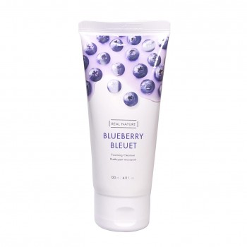 Пена для умывания Real Nature Blueberry Foaming Cleanser The Face Shop