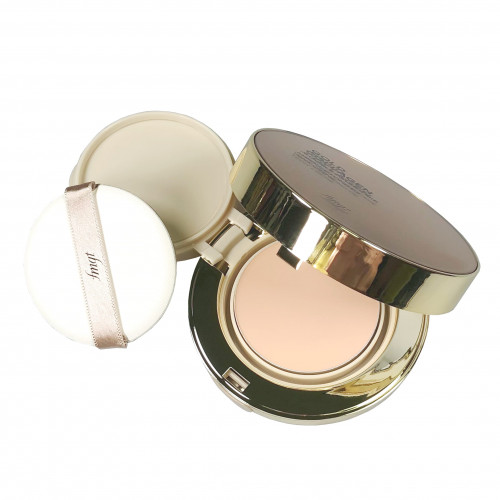 Компактный тональный крем Gold Collagen Ampoule Cover Cake SPF50+ PA+++ The Face Shop