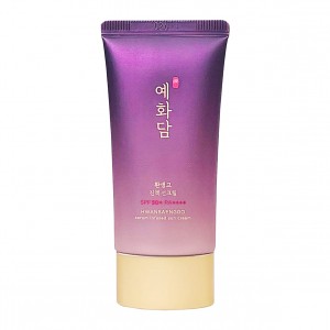Крем солнцезащитный для лица Yehwadam Hwansaenggo Serum Infused Sun Cream SPF 50+PA++++ The Face Shop