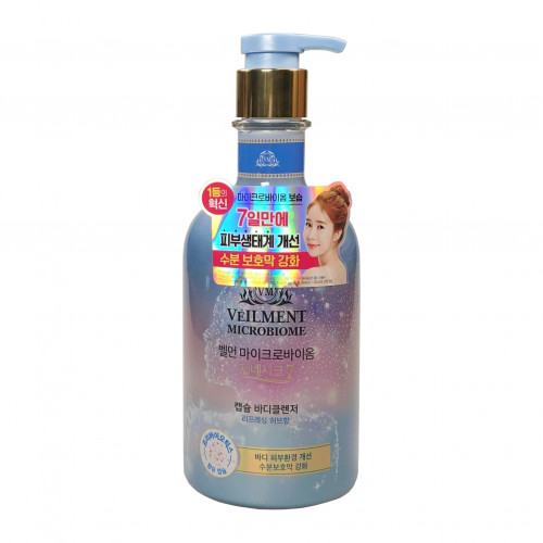 Гель для душа Microbiome Genethick7 Capsule Body Cleanser Refreshing Herb Veilment