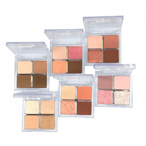 Тени 4-х цветные Eye Moment Palette The Face Shop