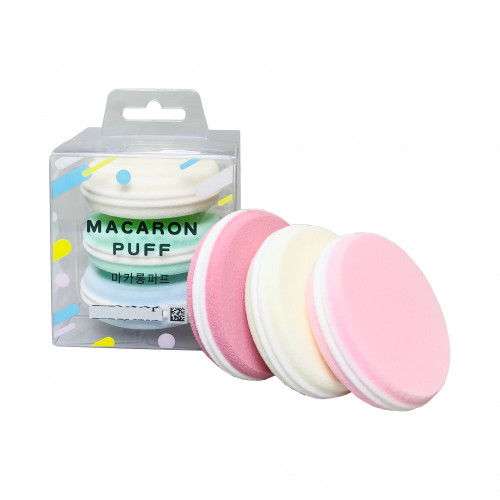Спонжи-макарон для нанесения тонального крема Macaron Puff