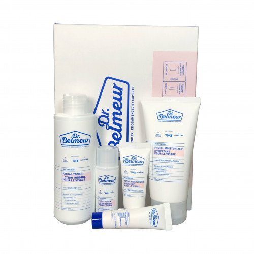 Набор средств для чувствительной сухой кожи лица Dr.Belmeur Daily Repair Skin Care Set The Face Shop