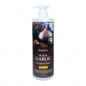 Укрепляющий шампунь для волос Black Garlic Intensive Energy Deoproc