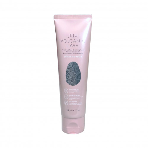 Пенка для умывания кожи склонной к жирности Jeju Volcanic Lava Anti-Dust Pore Cleansing Foam The Face Shop