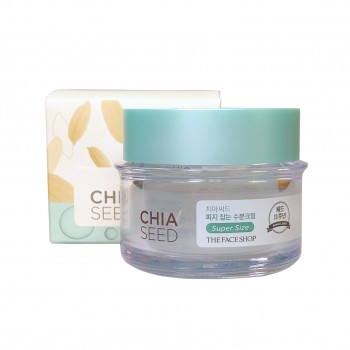 Крем интенсивный увлажняющий для лица Chia Seed Sebum Control Moisture Cream (Super Size) The Face Shop