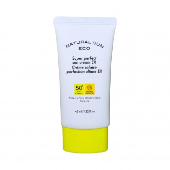 Крем солнцезащитный увлажняющий Natural Sun Eco Super Perfect Sun Cream EX  SPF50/PA++++ The Face Shop