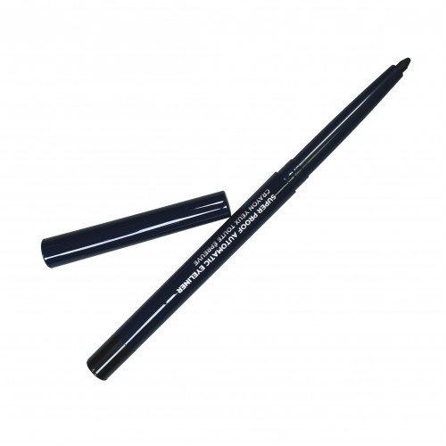 Водостойкий черный карандаш для глаз Super Proof Automatic Eyeliner The Face Shop