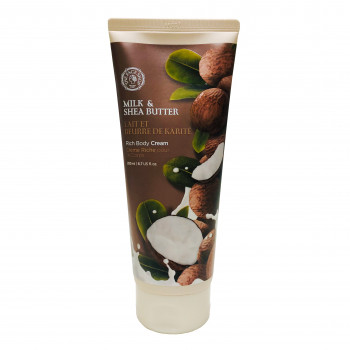 Крем для тела Milk&Shea Butter Body Cream The Face Shop