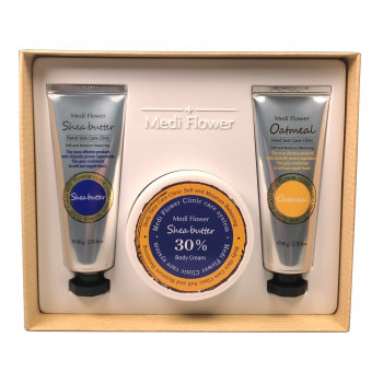 Набор уходовых средств для рук Shea Butter&Oatmeal Body Care Set Medi Flower